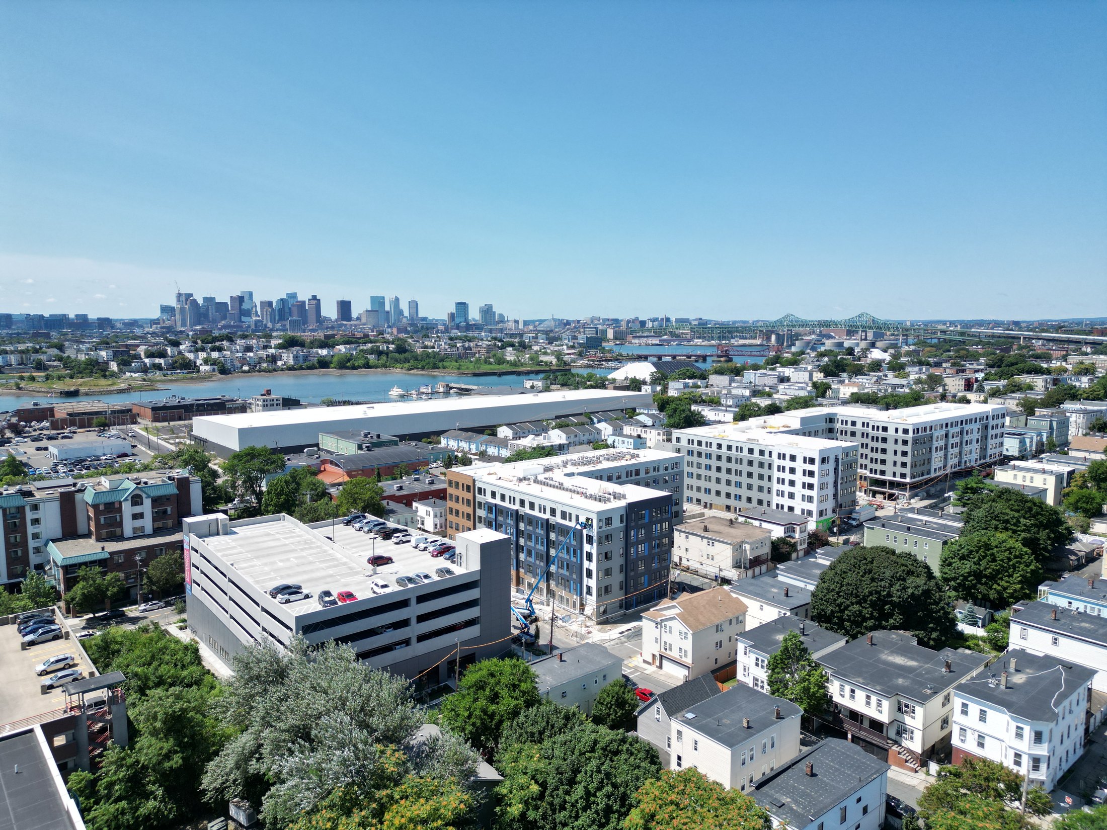 Drone skyline shot